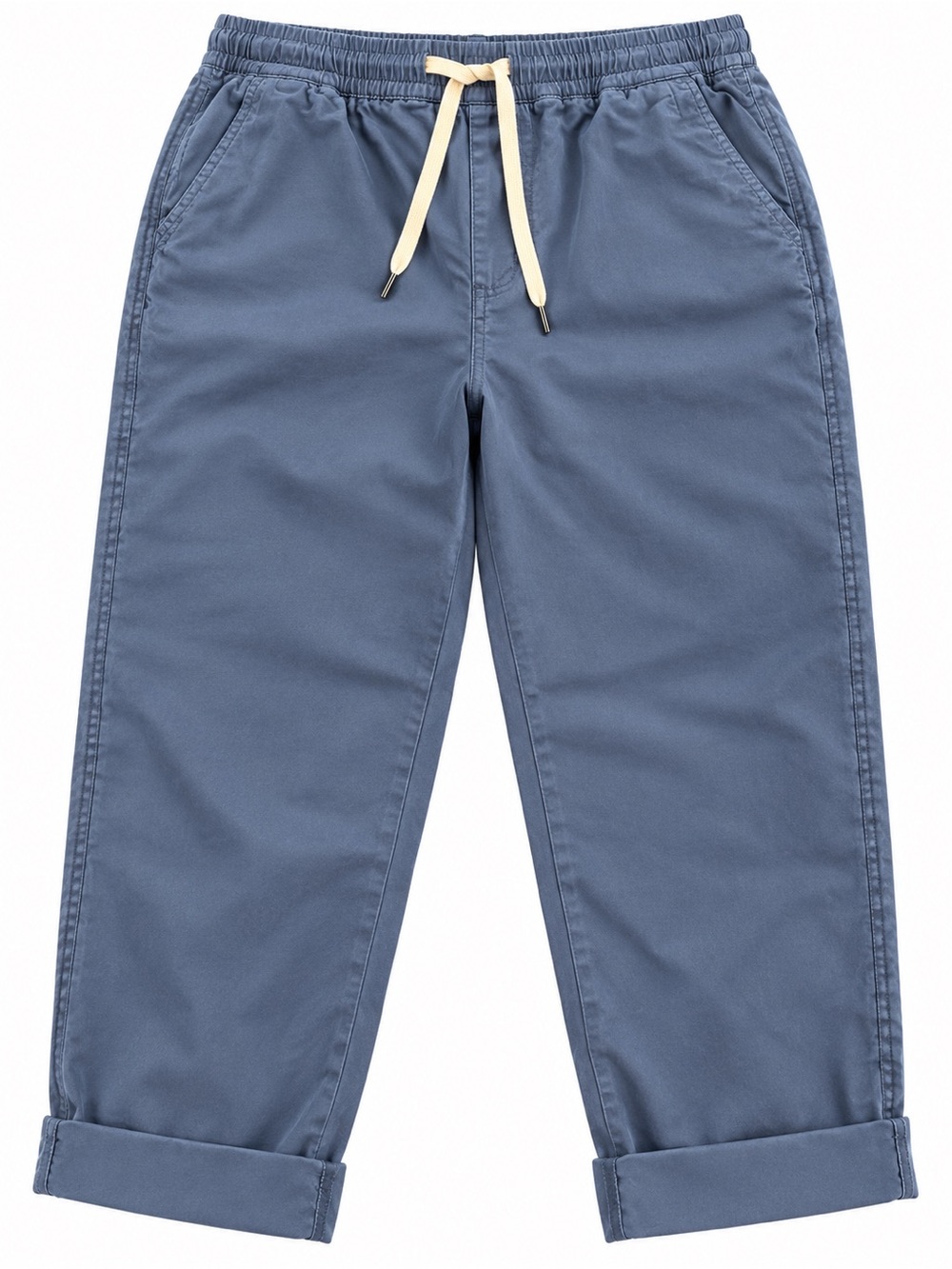Lane Bryant Slate Blue Drawstring Ankle Pants